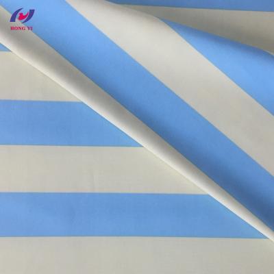 China Stretch Knitting 4 Way Stretch Stripe Printed Nylon / Polyester Spandex Swimwear Fabric Made In China for sale