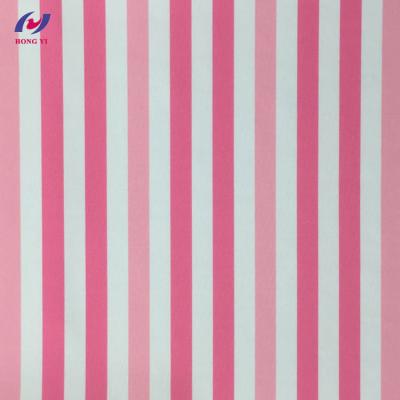 China Stretch Knitting 4 Way Stretch Red Stripe Printed Polyester Spandex Fabric For Swimsuit for sale