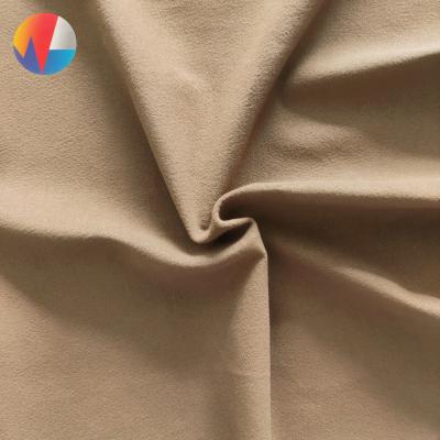 China 100% Polyester Flame Retardant Synthetic Suede Cashmere Soft Velvet Fabric for sale