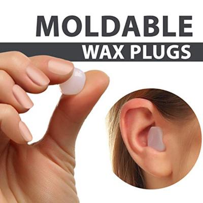 China Moldable/Safety\Soft\Comfortable\Disposable Improve Sleep Moldable Silicone Earplugs for Sleeping, Swimming, Studying, Snoring, Concerts, Noise Cancellation for sale