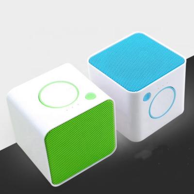 China Mini BT Speaker Support TF Cube Wireless Outdoor Card Small Small Wireless Speaker With FM Radio for sale