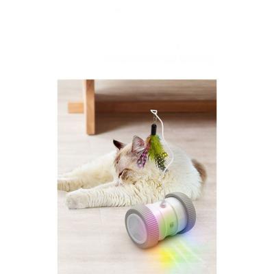 China Cat Stick Double Mute Funny Funny Scratch-Resistant Safe Viable Cat Stick Interactive Automatic Funny Cat Stick Toy for sale