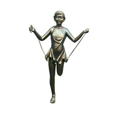 China Bronze Europe/Middle East/Indian/Chinese Children Sculpture Metal Sculpture Garden Decoration for sale