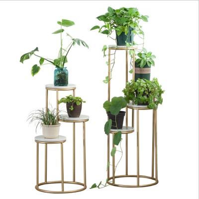 China Garden Metal Flower Pot Stand Modern Wholesale Metal Flower Stand for sale