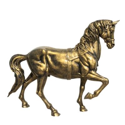 China Stock Europe/Middle Eastern/Indian/Chinese Street Horse Brass Bronze Sculpture for sale