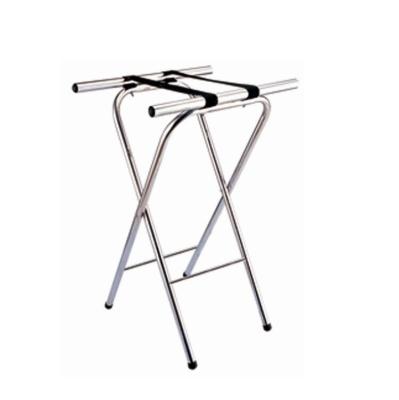 China Hotel Furniture Customized Stainless Steel Hotel Room Luggage Rack For Bedrooms for sale