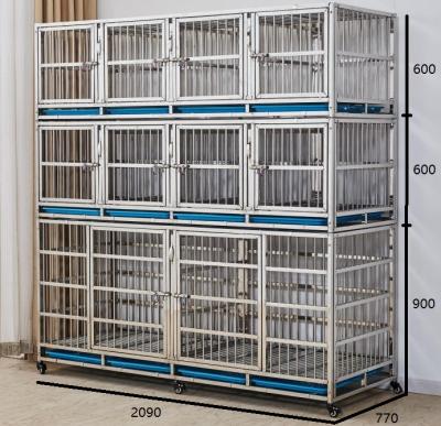 China Durable Design Metal 6ft Lockable OEM Dog Kennel Steel Cage for sale