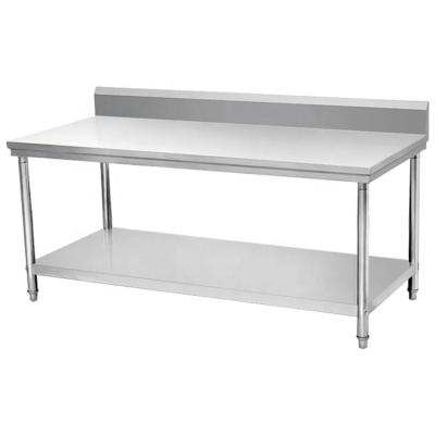 China Commercial Kitchen NSF Stainless Steel Work Table With Under Shelf for sale