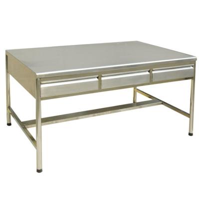 China Custom Commercial Kitchen Stainless Steel Work Table Drawers With Cabinet for sale