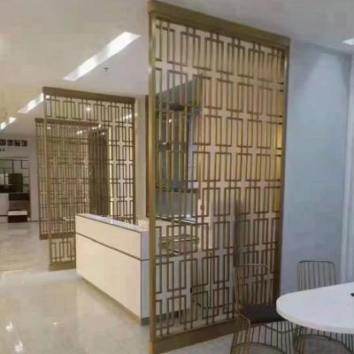 China New Classic/Postmodern Metal Home Furnishings Stainless Steel Decorative Decorative Room Dividers for sale