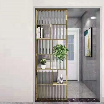 China New Decorative Stainless Steel Room Divider Classic/Postmodern Easy Installation Bedroom and Dining Room Divider for sale