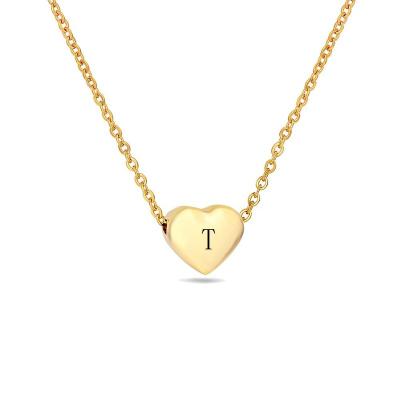 China TRENDY Love Lettering Customized Necklace Gold Name Chain Necklace Personalized for sale