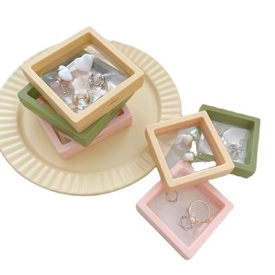 China Packaging Jewelry Box Drawer Film PE Film Storage Jewelry Box Ring Necklace Bracelet Earring Gift Paper Box for sale