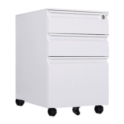 China Durable Metal 3 Drawer Sales Coupon Mobile Pedestal Storage Cabinet With Lock for sale