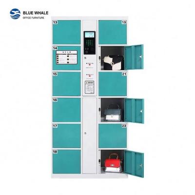 China High Quality Safe Gym Mordern Supermarket Lockers Metal Supermarket Electronic Locker Storage Cabinet for sale