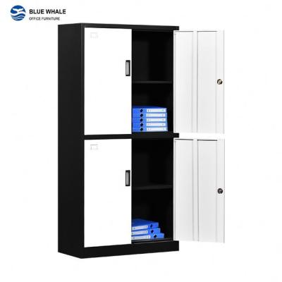 China Customized heavy file cupboard metal dolap 4 door filing cabinet lemari arsip collect duty matal filing cabinet for sale