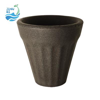 China Europe JingQi Amazon Product Garden Room Small Round Volcanic Stone Flower Pots Amazon Wholesale Hot Decorative Indoor Hot Product for sale