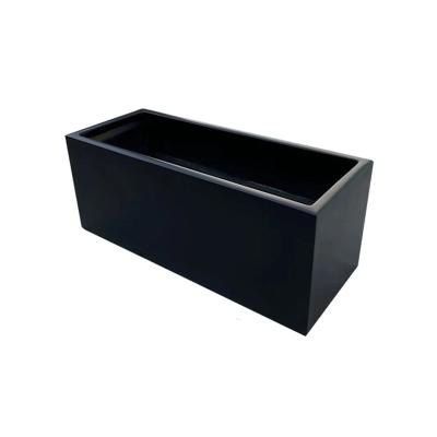 China JingQi Wholesale Cheap Customized 2022 Not Easily Broken Outdoor Indoor Rectangle Planter Flower Pot Boxes for sale