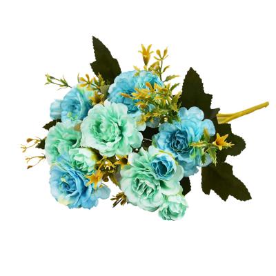 China Looks the same as real Flower JingQi wholesale cheap price artificial decorative flowers, wedding and various festival flowers for sale