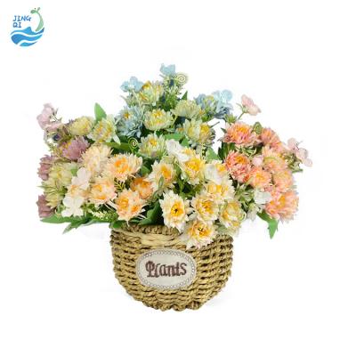 China Looks The Same As A Real Flower JingQi Wholesale Plastic Artificial Decorative Bulk For Decoration Wedding Home Decor for sale