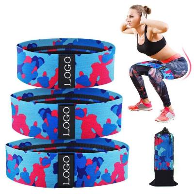 China Colorful High Elastic Strength High Grade Gym Yoga Exercise Fitness Hip Belt Resistance Bands for sale