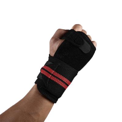 China Breathable Elastic Hot Selling Sports Fitness Weightlifting Wristband Wristband Bandage Upper Wrist Band for sale