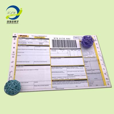 China Wholesale courier company china carbonless paper printing,customize,multi color,39code barcode airwaybill for sale