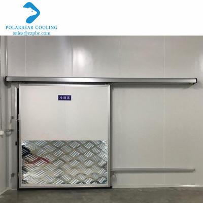 China Custom Fire Protection Walk In Freezer Sliding Cold Room Door With Electric Heater for sale