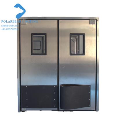 China Modern freestanding double door for clean room cold room double door swing etc. of the kitchen for sale