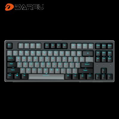 China Dareu Plug & Play A87 Wired Cable Mechanical Keyboard By Original Metal Keys Set 87 For Enthusiast Gamers Gaming Peripherals tkl Keyboard for sale