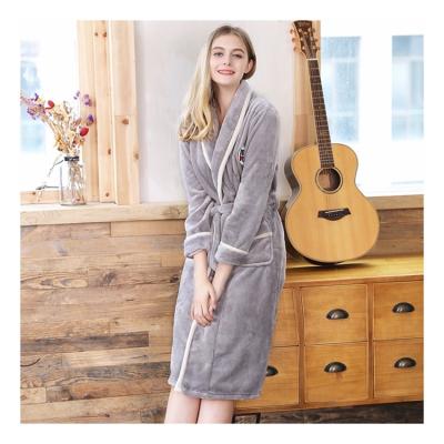 China Wholesale Winter Flannel Bathrobe Soft Elegant Women QUICK DRY Hotel Hotel Bathrobe For Home for sale