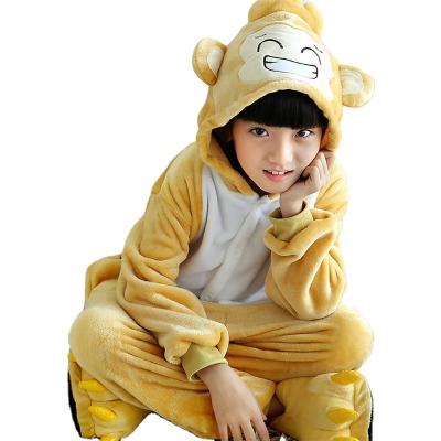 China Wholesale Coral Pajamas Soft Kids Animal Winter Plus Size Pajamas With Hats for sale