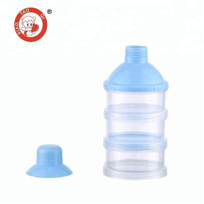 China BPA Free Baby Auxiliary Product 3 Layers Baby Milk Powder Container Plastic Infant Box for sale