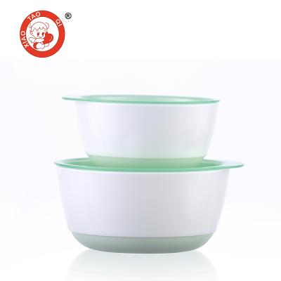 China Hot Selling Food Bowl Set Amazon Children's Spill Proof Kid Child Non-Slip Snacks Baby Feeding Bowl for sale