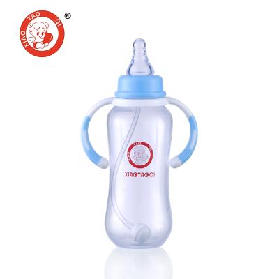 China BPA Free Sample 10oz PP Free Plastic Baby Bottle for sale