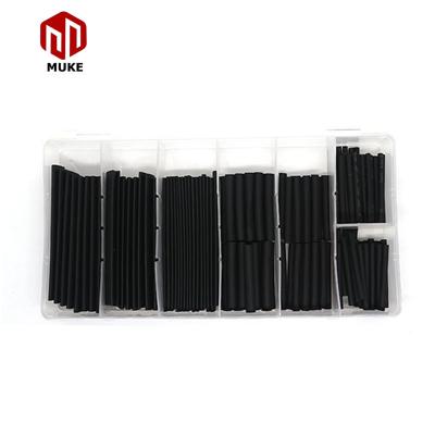 China 127PCS/BOX LOW VOLTAGE Heat Shrink Set Cable Repair Cover For Wire Sheath Heat Shrink Tube Black Box Thermo Shrink Tube for sale