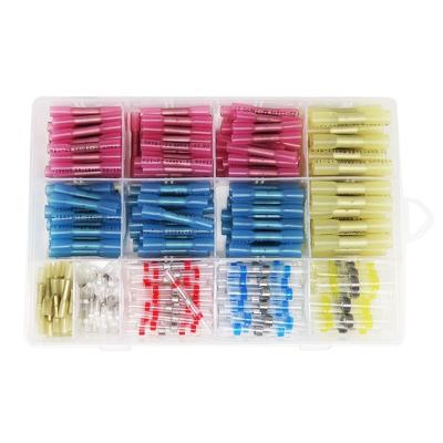 China Easy Install 330pcs Solder Joint Wire Connectors Heat Shrink Waterproof Butt Connectors And Insulated Electrical Lugs Butt Splice for sale