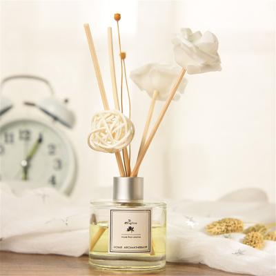 China Aroma Cosmetic Glass Oil Bottle With Air Freshener Tubular Perfume Sticks Diffuser Glass Bottle for sale