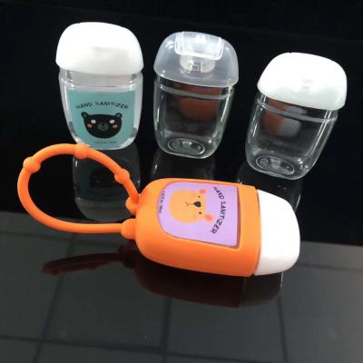 China Wash Packing 30ml 50ml Empty Wash Bottle PET Hand Sanitizer Plastic Bottle With Flip Top Cap for sale