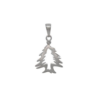 China Cute Jewelry 2022 from Lilliana Christmas Jewelry 925 Sterling Silver Christmas Tree Pendant for sale