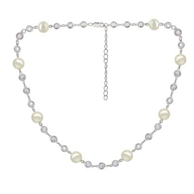 China CLASSIC Jewelry 2022 Lilliana Necklace 925 Sterling Silver Jewelry Freshwater Pearl for sale