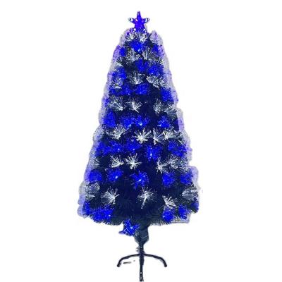 China 2022 Party Factory Wholesale Custom Outdoor Colorful Fiber Optic Christmas Tree Led Lights for sale