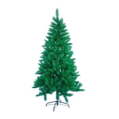 China 2022 Hot Selling Party Factory Christmas Tree PVC 180cmChristmas Artificial Tree With Led Lights Included for sale