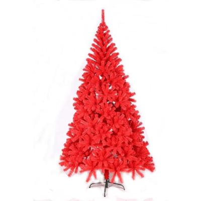 China High Quality Beautiful Party Rose Or Customized PVC Artificial Colorful Christmas Tree for sale