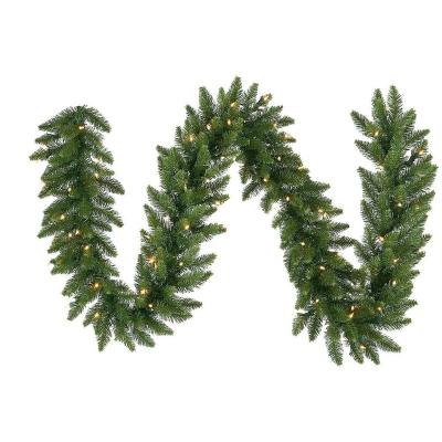 China Pine Needle Wreath 2022 Hot Sale Christmas Amp PVC Rattan Artificial Wreath for sale