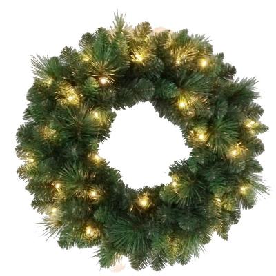 China High Quality Luxury Custom Party Christmas Decoration Supplies PVC Material Christmas Wreath for sale