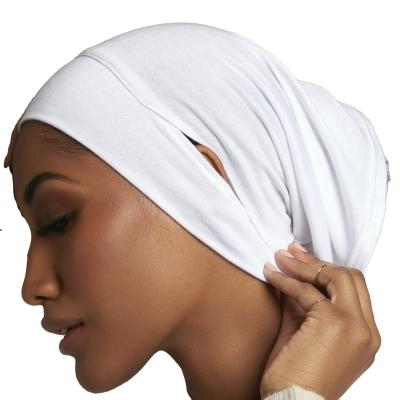 China Classic modal elegent hood design cotton hijab hijab tube accessible inner tube hat for sale