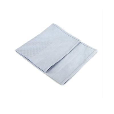 China Airline Wholesale Cotton Soft Blanket Comfortable Pure White 100% Towel Blanket For All Seasons for sale