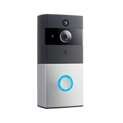 China Built-in Camera Two Way Audio Wifi Doorbell Smart Video Camera 1080P Cable and Rechargeable 18650 Battery Powered Cloud, 2.4 GHz Memory Card for sale