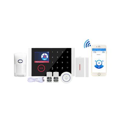 China 2019 Security Wifi Gsm Burglar Alarm System Hot Selling Smart Home Remote Control 433 MHz ABS Housing DC 5V 1.0A Remote Control, Tamper Alarm 110db for sale